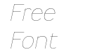 Ministry Thin Italic Ministry Thin Italic