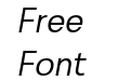 Minomu Extra Light Italic Minomu Extra Light Italic