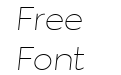Misegar Thin Italic Misegar Thin Italic