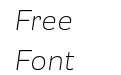 Modernica Light Italic Modernica Light Italic