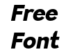 Modestic Sans Black Italic Modestic Sans Black Italic