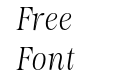 Moisette Light Italic Moisette Light Italic