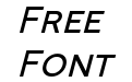 Monocole Free Bold Italic Monocole Free Bold Italic