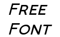 Monocole Free Bold Italic Monocole Free Bold Italic