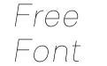 Monolith Light Italic Monolith Light Italic