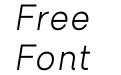 Monolith Regular Italic Monolith Regular Italic