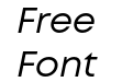 Mont Trial Regular Italic Mont Trial Regular Italic