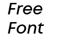 Mont Trial Semibold Italic Mont Trial Semibold Italic
