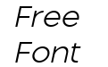 Montreal Light Oblique Italic Montreal Light Oblique Italic