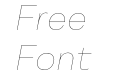 Montreux Grotesk Hairline Italic Montreux Grotesk Hairline Italic