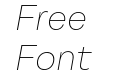 Montreux Grotesk Thin Italic Montreux Grotesk Thin Italic