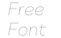 Montreux Jazz Hairline Italic Montreux Jazz Hairline Italic
