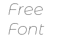 Montserrat Alternates Thin Italic Montserrat Alternates Thin Italic