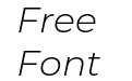 Montserrat Light Italic Montserrat Light Italic