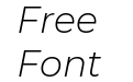 Montserrat Light Italic Montserrat Light Italic
