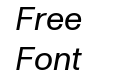 Monument Grotesk Italic Monument Grotesk Italic
