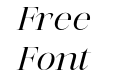 More Light Italic More Light Italic