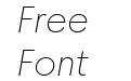 Moucha Vintage Thin Italic Moucha Vintage Thin Italic