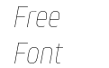 Movida Condensed Ultra Thin Italic