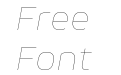Movida Wide Hairline Italic Movida Wide Hairline Italic