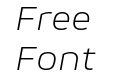 Movida Wide Light Italic Movida Wide Light Italic