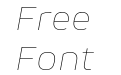 Movida Wide Ultra Thin Italic Movida Wide Ultra Thin Italic