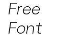 Mriya Grotesk Light Italic Mriya Grotesk Light Italic