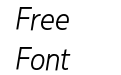 Muller Narrow Light Italic Muller Narrow Light Italic