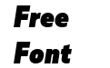 Muller Narrow Trial Heavy Italic Muller Narrow Trial Heavy Italic