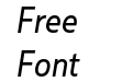 Muller Narrow Trial Regular Italic Muller Narrow Trial Regular Italic