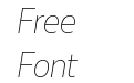 Muller Narrow Trial Thin Italic Muller Narrow Trial Thin Italic