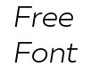 Muller Trial Light Italic Muller Trial Light Italic