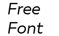 Muller Trial Regular Italic Muller Trial Regular Italic