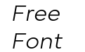 Mundial Thin Italic Mundial Thin Italic