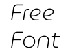 Museo Moderno Extra Light Italic Museo Moderno Extra Light Italic