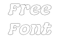 Nagbuloe Bold Italic Outline Nagbuloe Bold Italic Outline
