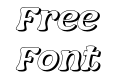 Nagbuloe Thin Italic Shadow Nagbuloe Thin Italic Shadow