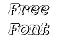 Nagbuloe Thin Italic Shadow Nagbuloe Thin Italic Shadow