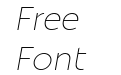 Natom Pro Extra Light italic Natom Pro Extra Light italic