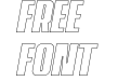 Navada Outline Italic Navada Outline Italic