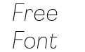 Navigo Thin Italic Navigo Thin Italic