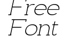 Nayanika Slab Extra Light Italic Nayanika Slab Extra Light Italic