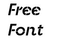 Neighbor Stencil Semibold Italic Neighbor Stencil Semibold Italic