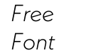 Neue Kabel Light Italic Neue Kabel Light Italic