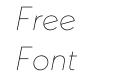 Neue Kabel Thin Italic Neue Kabel Thin Italic