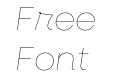 Neulis Cursive Hairline Italic Neulis Cursive Hairline Italic
