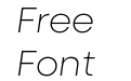 Neulis Sans Extra Light Italic