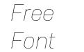 Neusa Next Std Thin Italic Neusa Next Std Thin Italic