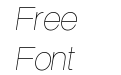 Neuvetica Thin Italic Neuvetica Thin Italic