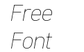 Never Mind Compact Thin Italic Never Mind Compact Thin Italic